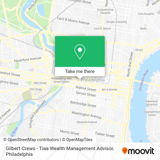 Gilbert Crews - Tiaa Wealth Management Advisor map