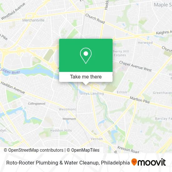 Roto-Rooter Plumbing & Water Cleanup map