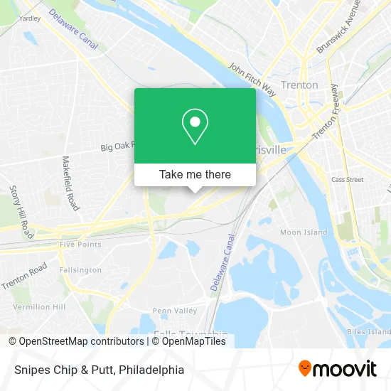 Snipes Chip & Putt map