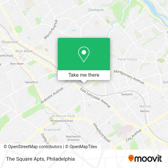 The Square Apts map