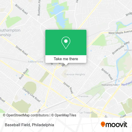 Baseball Field map