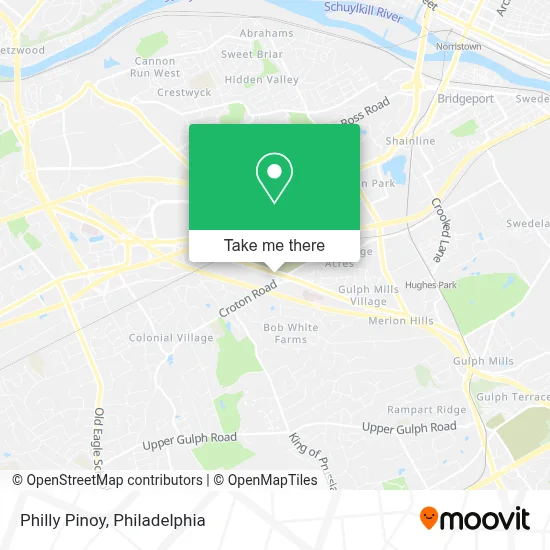 Philly Pinoy map