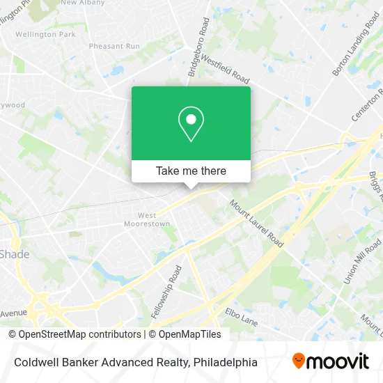 Coldwell Banker Advanced Realty map