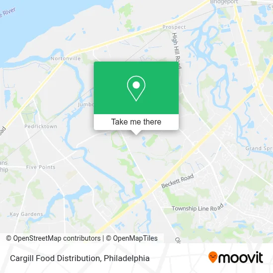 Cargill Food Distribution map