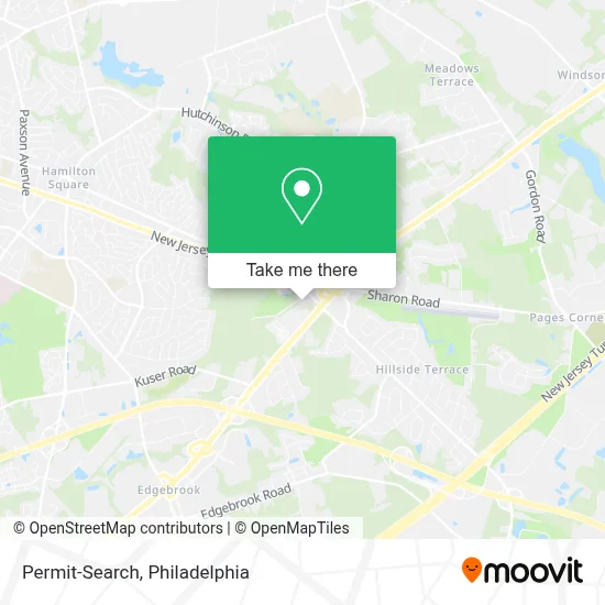 Permit-Search map