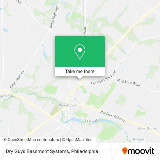 Dry Guys Basement Systems map