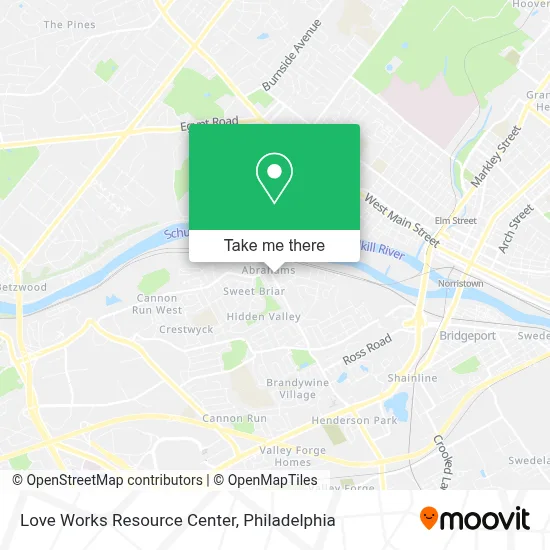 Love Works Resource Center map