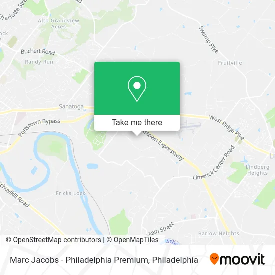 Marc Jacobs - Philadelphia Premium map