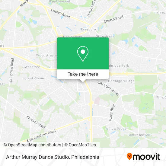 Arthur Murray Dance Studio map