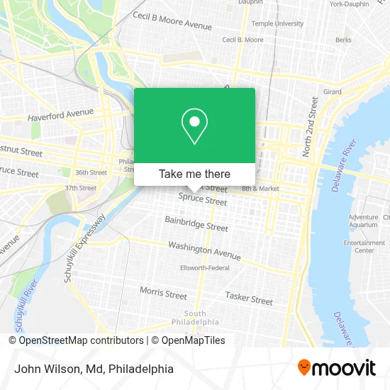 John Wilson, Md map