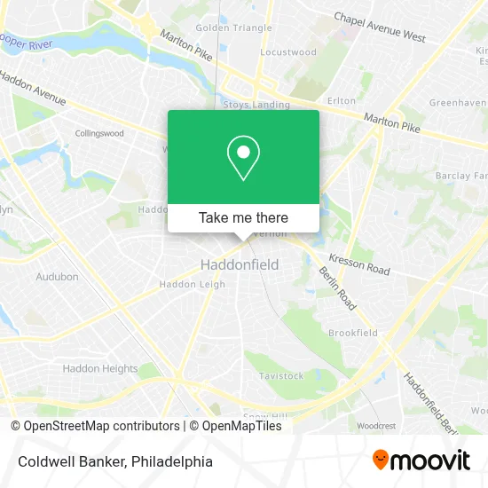 Coldwell Banker map
