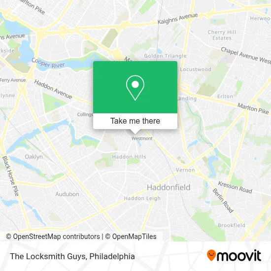 The Locksmith Guys map