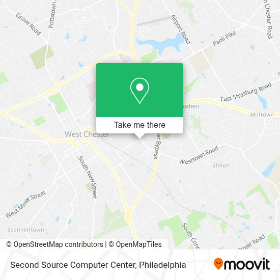 Second Source Computer Center map