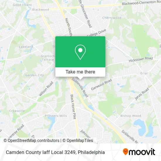 Camden County Iaff Local 3249 map