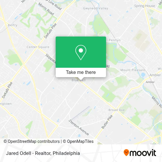 Jared Odell - Realtor map