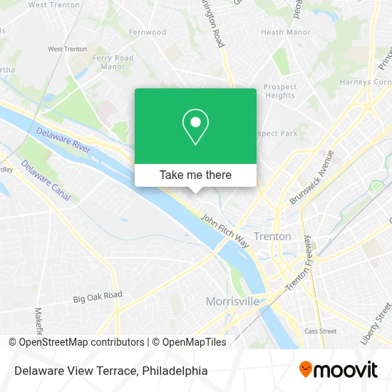 Delaware View Terrace map