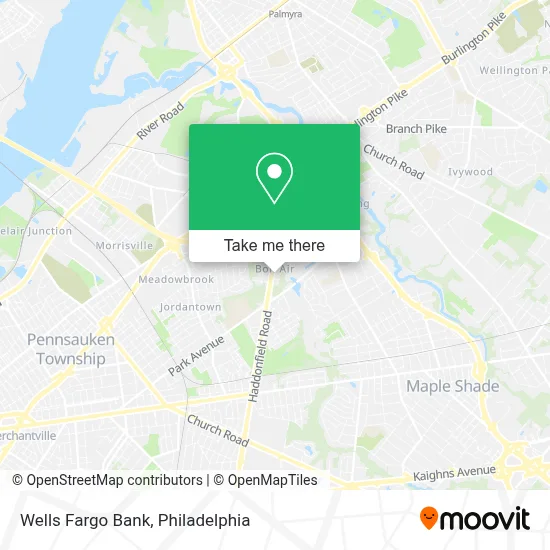 Wells Fargo Bank map