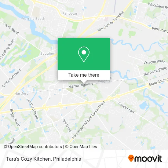 Tara's Cozy Kitchen map