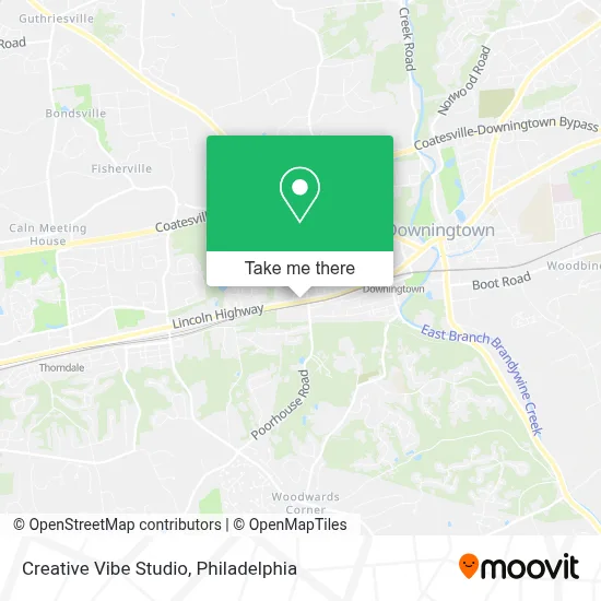 Creative Vibe Studio map