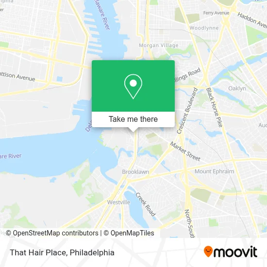 That Hair Place map