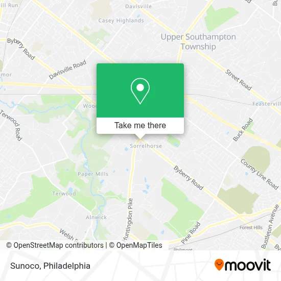 Sunoco map