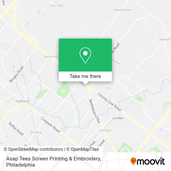 Asap Tees Screen Printing & Embroidery map