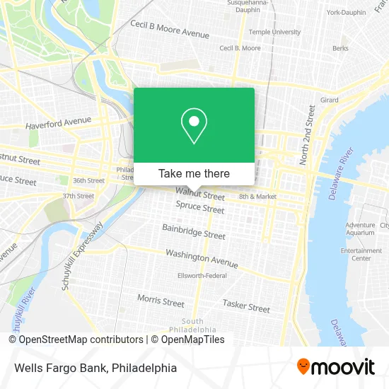 Wells Fargo Bank map