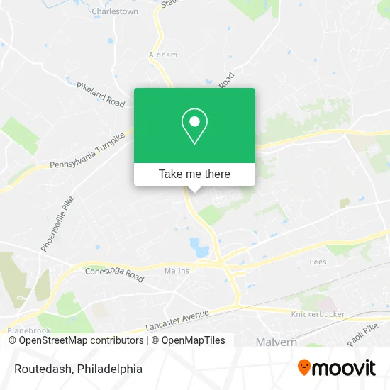 Routedash map