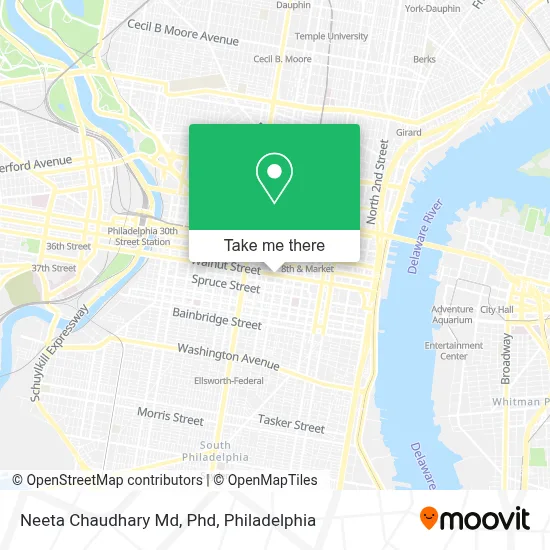Neeta Chaudhary Md, Phd map