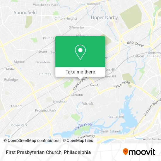 First Presbyterian Church map