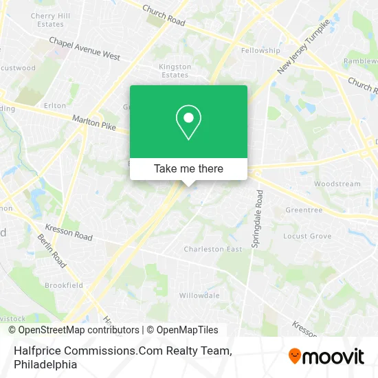 Halfprice Commissions.Com Realty Team map