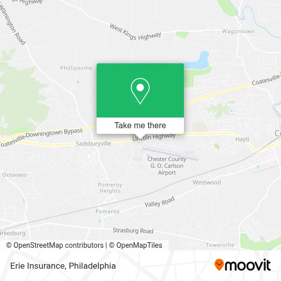 Erie Insurance map