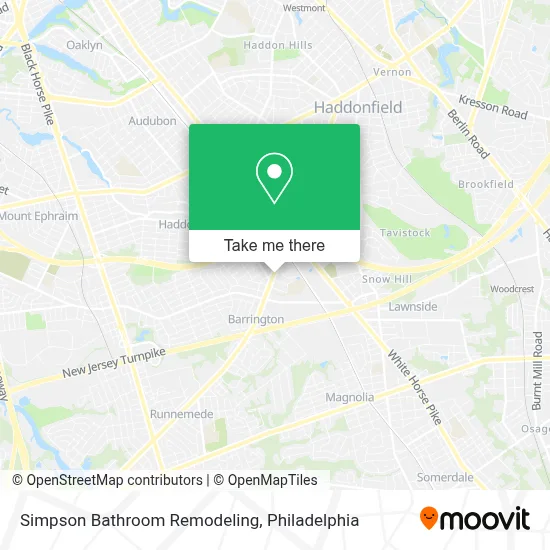 Simpson Bathroom Remodeling map