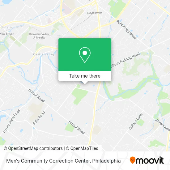 Men's Community Correction Center map