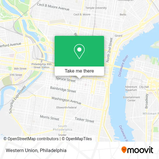 Western Union map