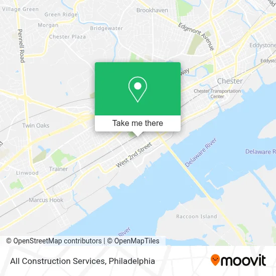 All Construction Services map