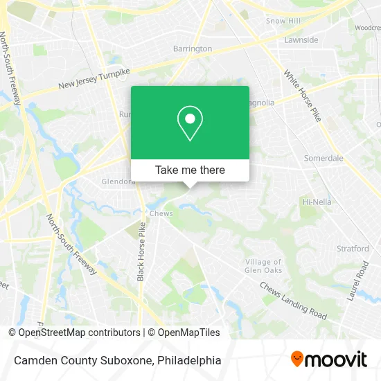 Camden County Suboxone map