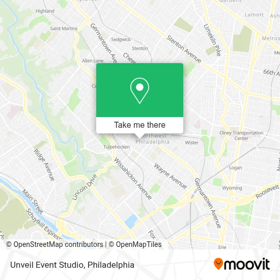 Unveil Event Studio map