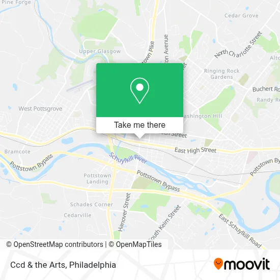 Ccd & the Arts map