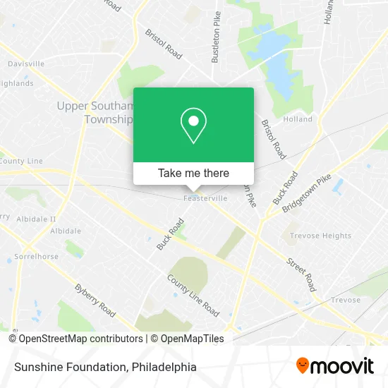 Sunshine Foundation map
