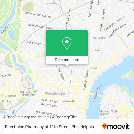 Ritechoice Pharmacy at 11th Street map