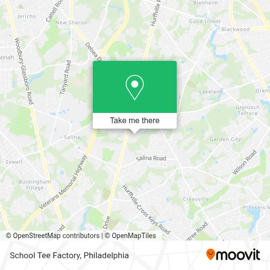 School Tee Factory map