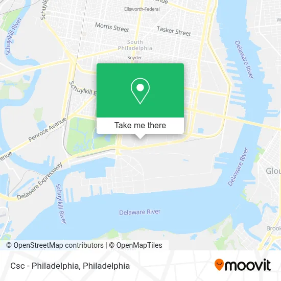 Csc - Philadelphia map