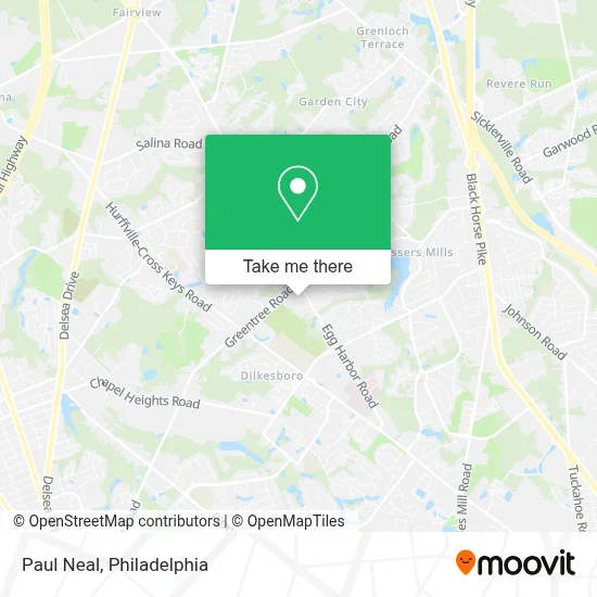 Paul Neal map