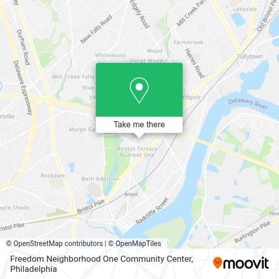 Freedom Neighborhood One Community Center map