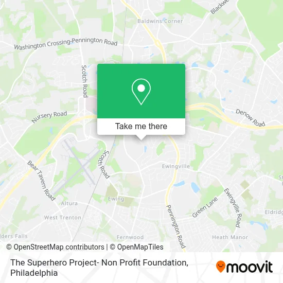 The Superhero Project- Non Profit Foundation map
