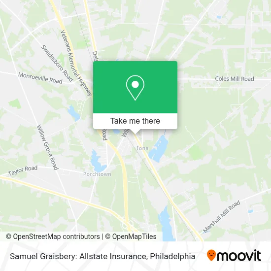 Samuel Graisbery: Allstate Insurance map