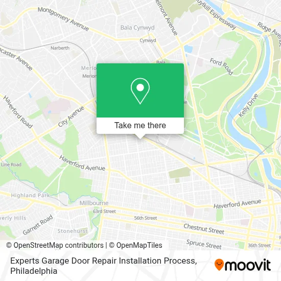 Experts Garage Door Repair Installation Process map