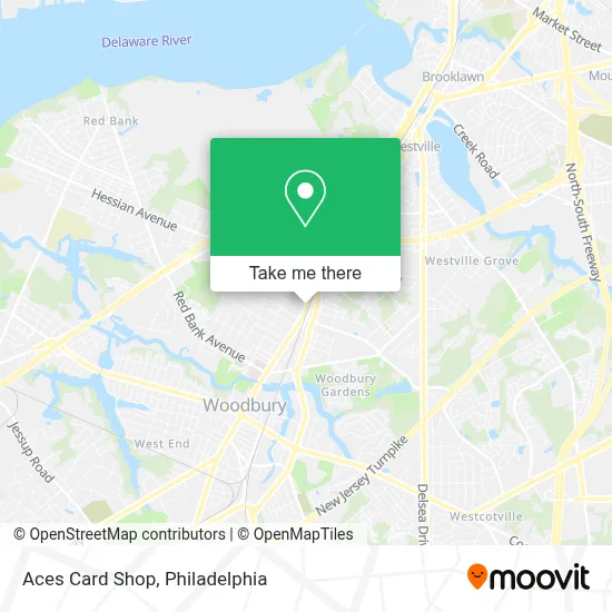 Aces Card Shop map
