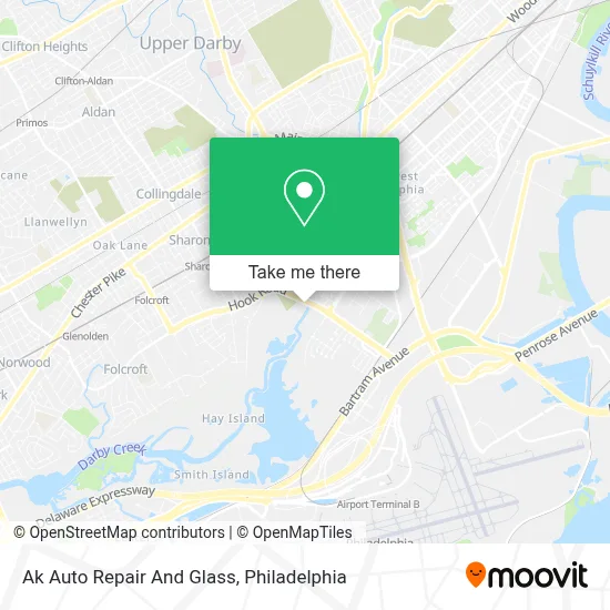 Ak Auto Repair And Glass map